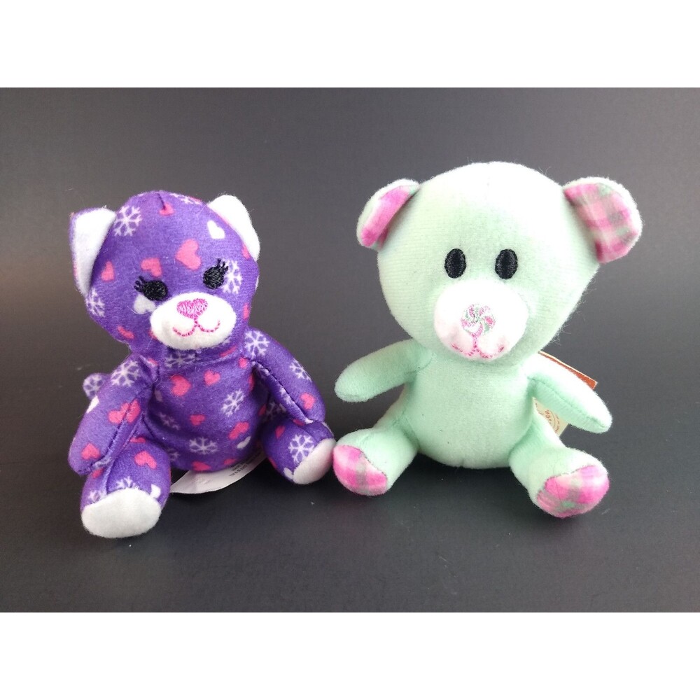 Build A Bear Flurry Kitty Kitten Cozy Cute Teddy McDonalds Mini Small Plush Toys